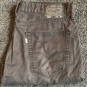 Levi’s black soft denim jeans. 514 cut. 36x32